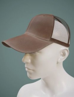 Mesh Back Baseball Cap Texture Add-on