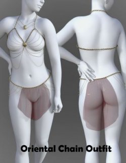 Oriental Chain Outfit for Genesis 9