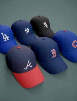 Baseball Team Style Cap Texture Add-On