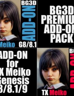 BG3D Add-On for TX-Meiko Premium Pack for G9 G8 8.1