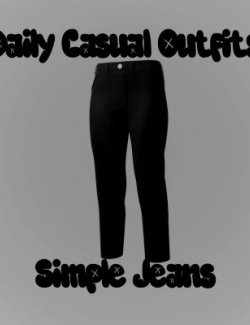 Daily Casual Simple Jeans for Genesis 9