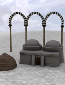 Middle East Buildings 6 for DAZ Studio
