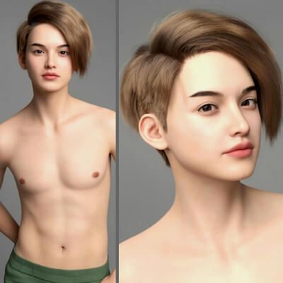 Click here to see preview images for "NP August for Genesis 9" NP August for Genesis 9