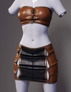 dForce Buttoned Up Outfit 01 for Genesis 9