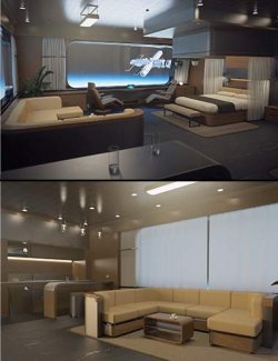 Space Station Habitat and Props