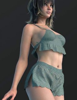 X-Fashion Edge Tempt Flare Set for Genesis 9 and 8 Female