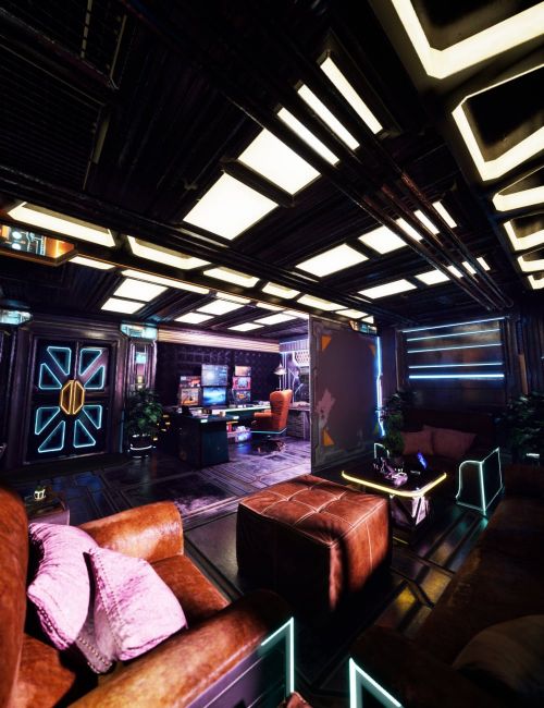 Click here to see preview images for "XI Cyberpunk Home Office" XI Cyberpunk Home Office