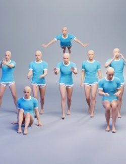 25 Female Animations Pack-2 (Daz Genesis 9)