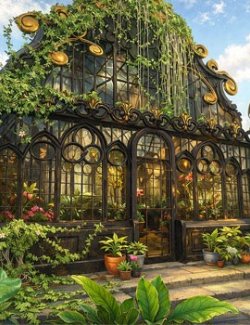 Victorian Greenhouse for Daz Studio