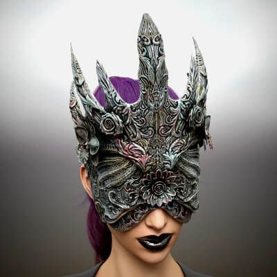 Click here to see preview images for "The Thorn Oracle Mask" The Thorn Oracle Mask
