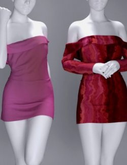 MS Off Shoulder Mini Dresses Set (G8F and G9)