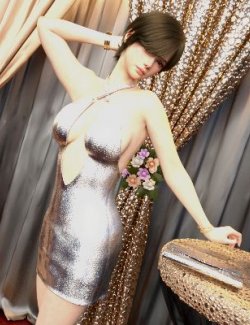 MG-MG Velvet Eclipse Dress G9 G8F dForce