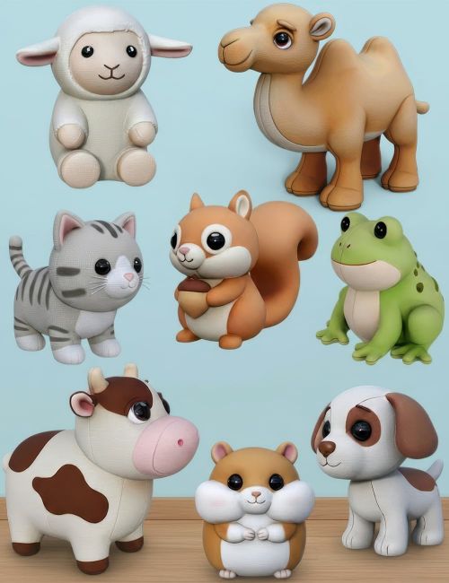 Click here to see preview images for "Plush Toys 2" Plush Toys 2