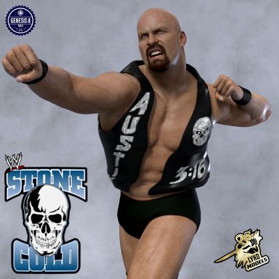 Click here to see preview images for "Lyko3D WWE Stone Cold 2019 Character Morph G8M" Lyko3D WWE Stone Cold 2019 Character Morph G8M