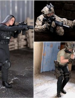 CC Navy SEAL Combat Poses Bundle – Rifle & Pistol