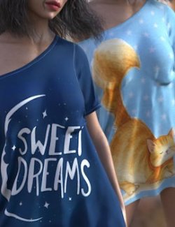 DA-SweetDreams for dForce Lounge Tee and Panty G8FG8.1F G9 by Sveva