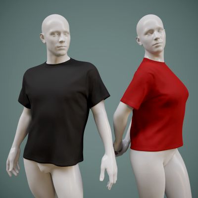 Click here to see preview images for "Classic T-Shirt for Genesis 9" Classic T-Shirt for Genesis 9