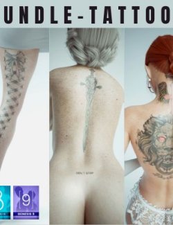 5 Tattoos Pack Bundle (50% off)