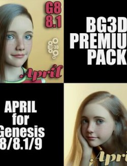BG3D Premium Pack for April NE for G8-8.1 G9