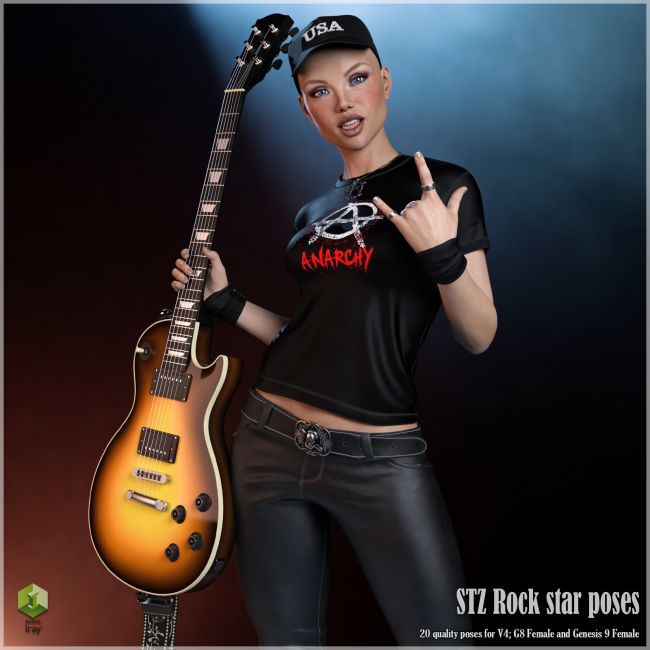 Click here to see preview images for "STZ Rock star poses" STZ Rock star poses