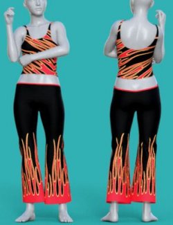 Stylish Outfit 2 for G8 Females daz Studio