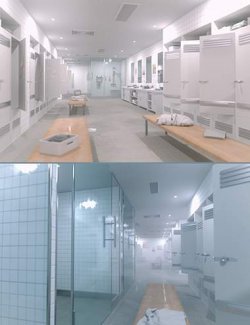 Polish Shower Locker Room