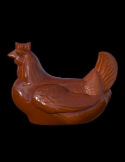 AI-Generated Easter Chocolate Hen