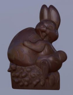 AI-Generated Milk Chocolate Bunny