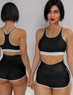 EliteDZ_Workout Outfit Set G8F