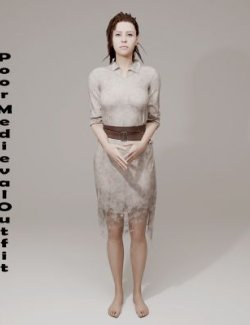 Poor Medieval Outfit for Genesis 9