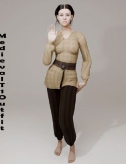 Medieval T1 Outfit for Genesis 9