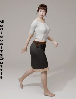 Medieval T2 Outfit for Genesis 9