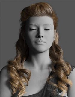 dForce Fair Maiden Hair for Genesis 9