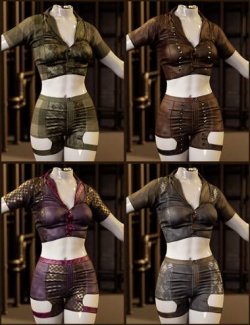 Fantasy Textures Addon for Action Leather Outfit