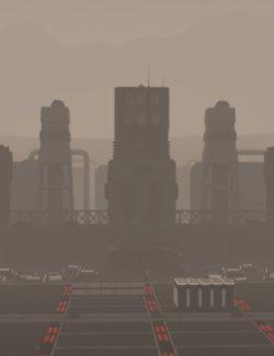 Scifi Mining Station