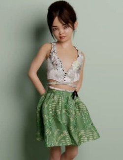 Z3D Kaia Kid for Genesis 8 and 8.1 Female