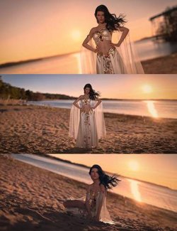 Quick 2.5D Scenes - Beach - Last Light