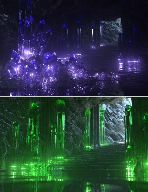 Click here to see preview images for "The Crystal Caverns" The Crystal Caverns