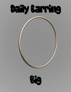 Daily Earrings Big for Genesis 9