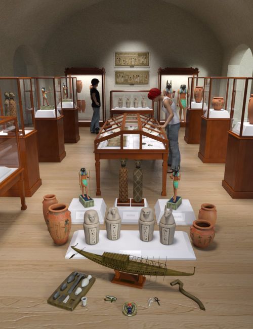 Click here to see preview images for "Museum Cabinets and Artifacts" Museum Cabinets and Artifacts