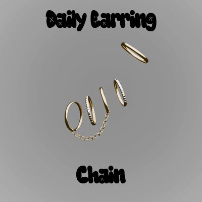 Click here to see preview images for "Daily Earrings Chain for Genesis 9" Daily Earrings Chain for Genesis 9