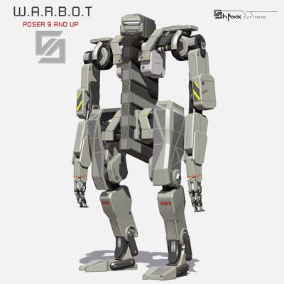 Click here to see preview images for "War Bot Robot for Poser" War Bot Robot for Poser