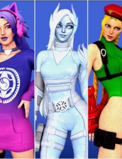 Fortnite Girl Pack 05 for Genesis 9