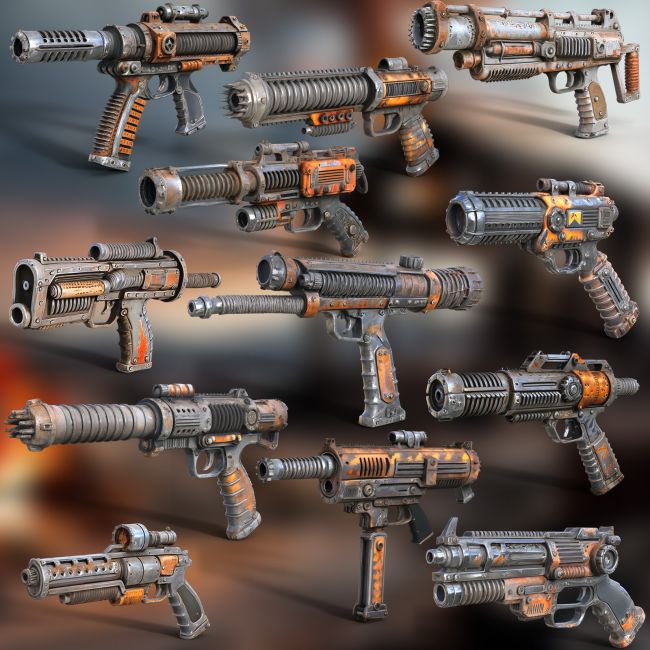 Click here to see preview images for "Post-Apocalyptic Guns 2" Post-Apocalyptic Guns 2