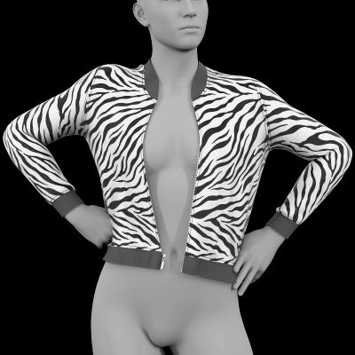 Click here to see preview images for "Windbreaker with a Zipper Open Zebra for G9" Windbreaker with a Zipper Open Zebra for G9