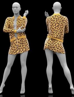Skirt With a Zipper Leopard Windbreaker With a Zipper for G9