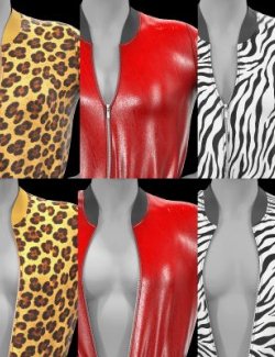 Windbreakers with a Zipper Leopard Leather Zebra for G9
