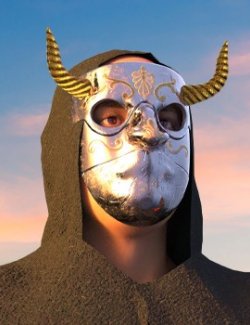 Cultist Mask for Daz
