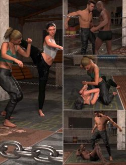 FM Underground Fight Poses for Genesis 9