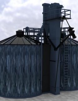 Twin Silo for DAZ Studio